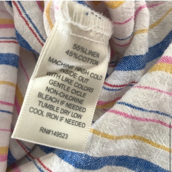 Boyfriend Fit Striped Shirt - Picture 6 of 6